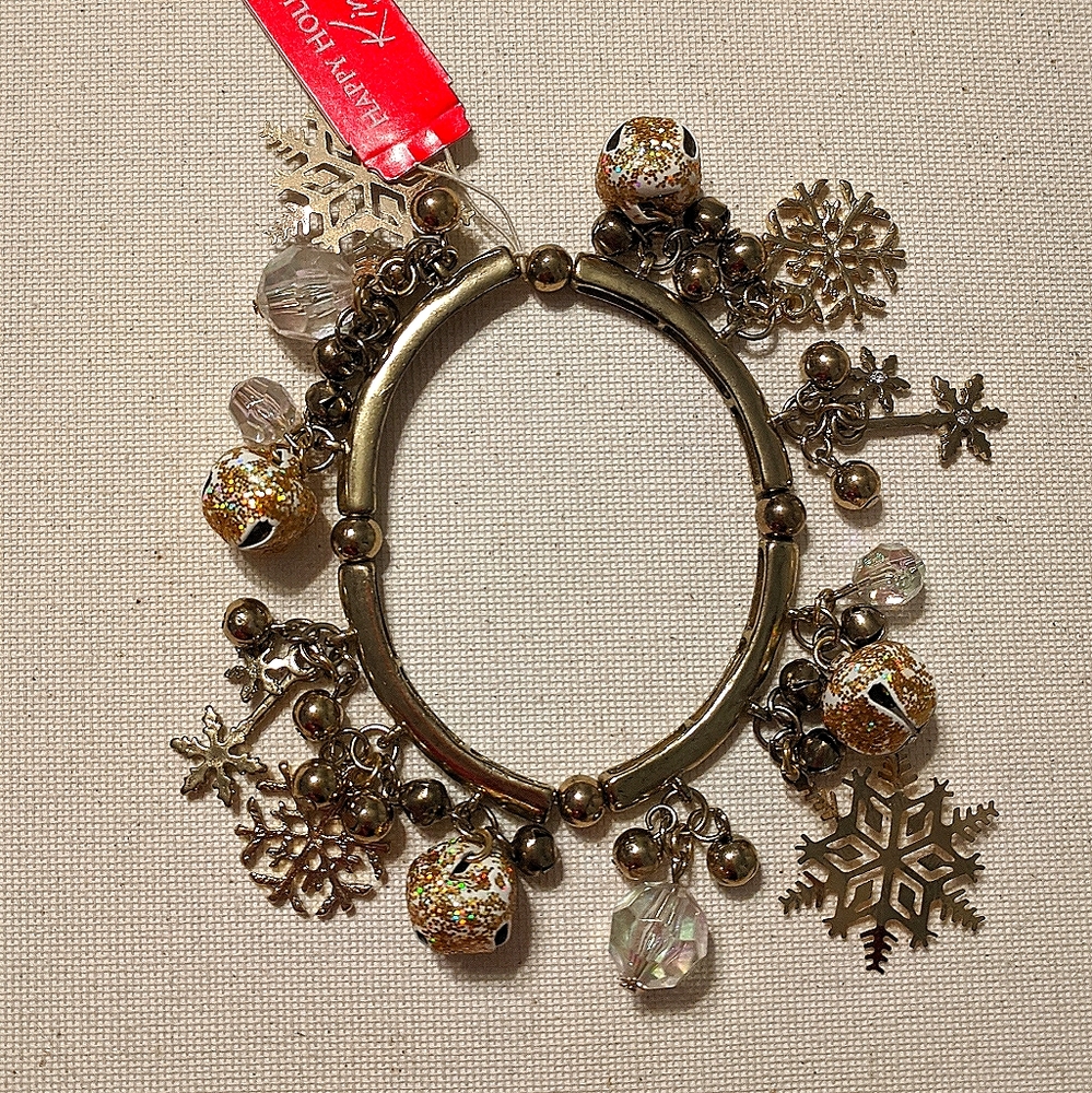 Gold Christmas Bracelet